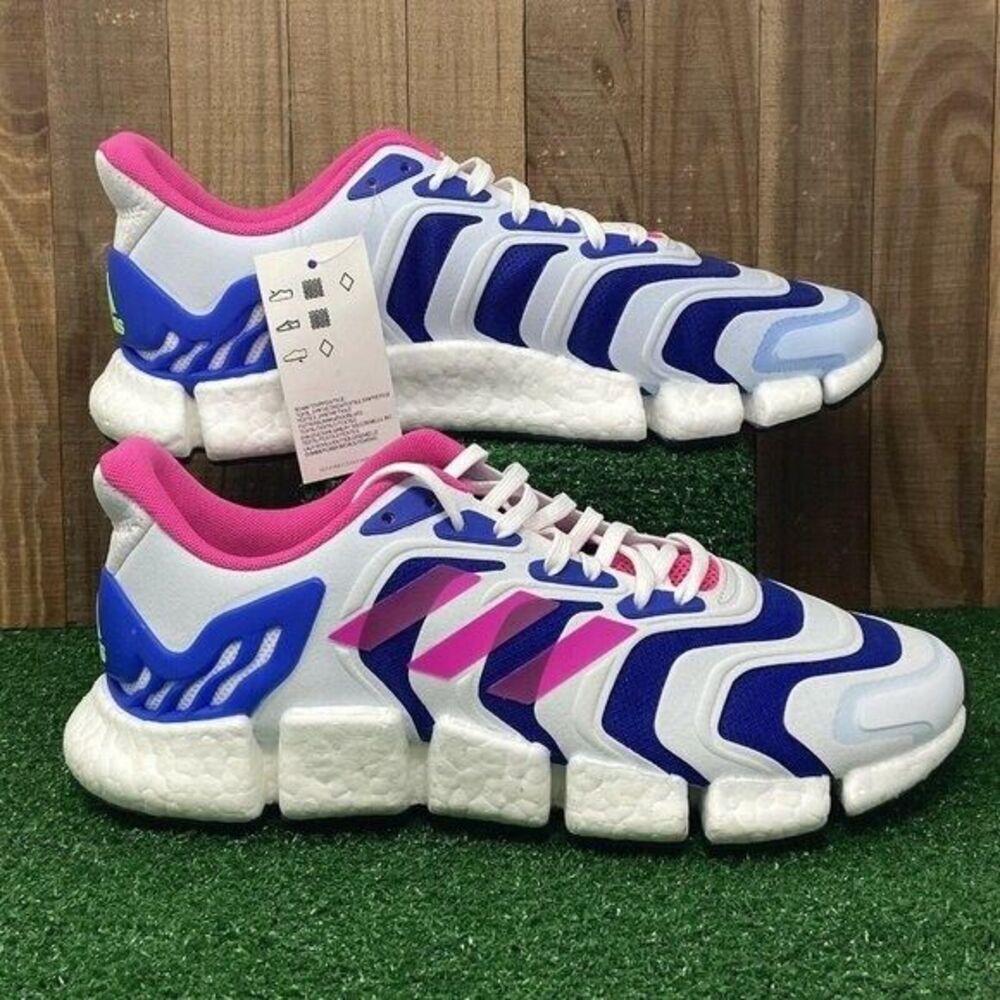 NEW Adidas FX4730 ClimaCool Vento Running Shoes White Blue Pink Men's Sz 10